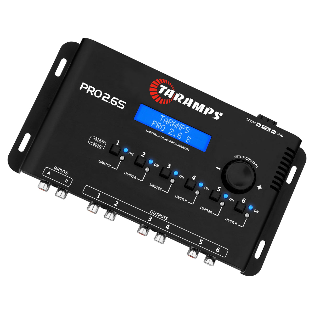 Taramp's Pro 2.6S DSP output mirroring illustrates channel duplication