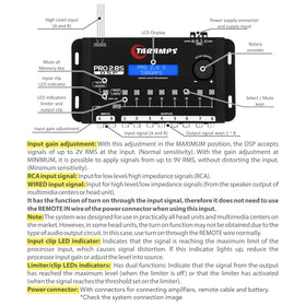 Taramps Pro 2.8S sequencer for timed playback and tuning routines