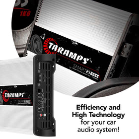 Taramp's Smart 3 Bass wiring guide showing power and remote connections
