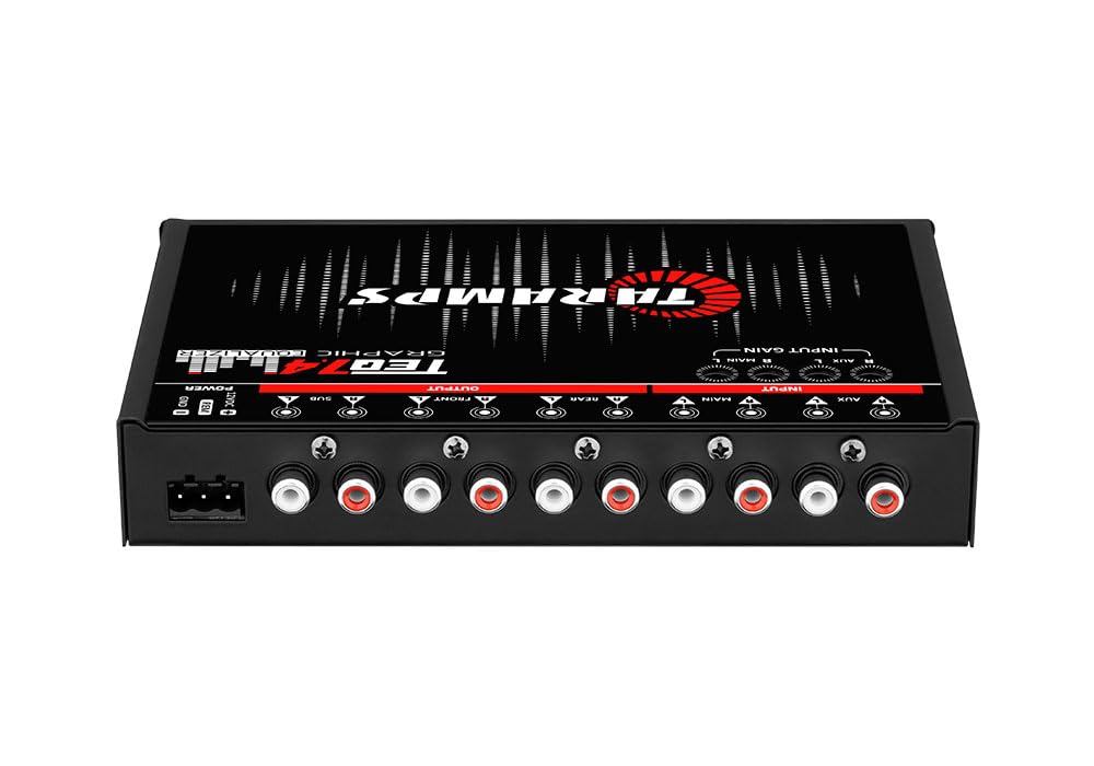 Taramps TEQ 7.4 Pro installed under dash illustrating clean integration and space saving