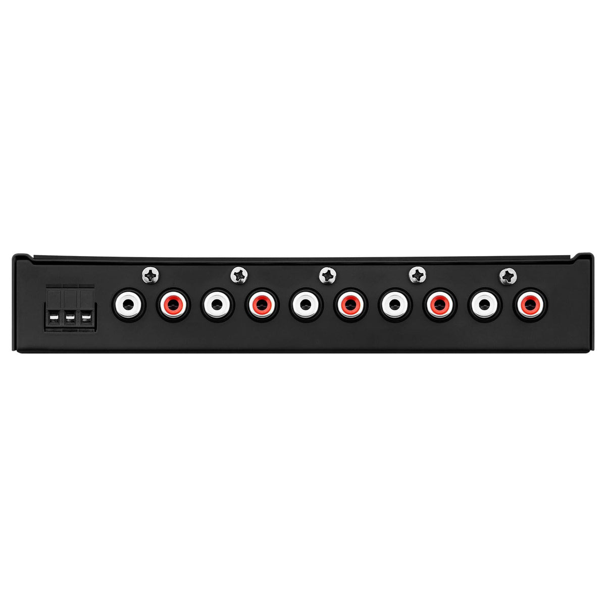 Taramp's equalizer mounted in a car trunk for secure installation benefit