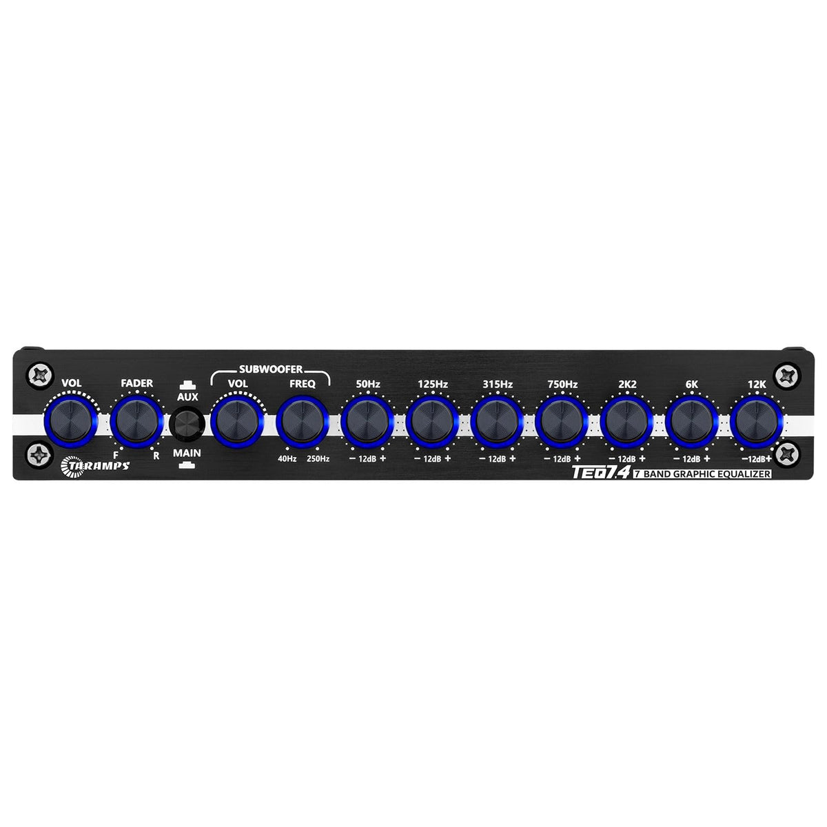 Taramp's RCA ports close view showing input and output routing convenience