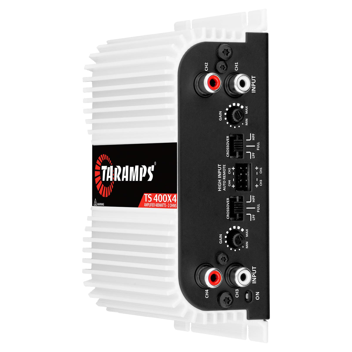 Taramp's TS 400x4 bridged connection for higher output