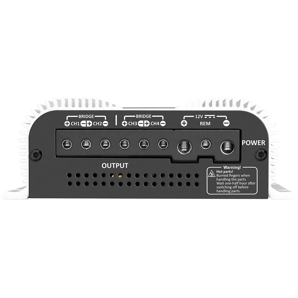 Taramp's TS 800x4 front panel controls: easy level and crossover tuning.