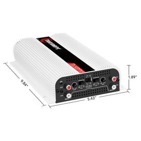 Taramp's TS 1200x4 fixed crossover panel enables precise HPF and LPF tuning.