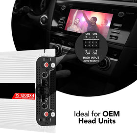 Taramp's TS 1200x4 enclosure and weight support durable mounting in vehicles.