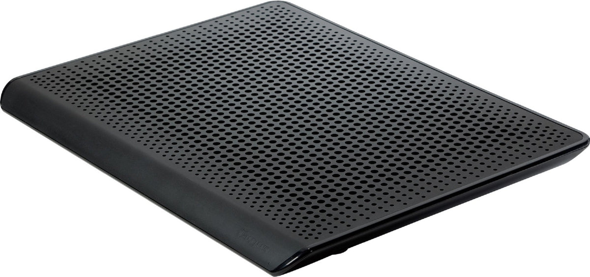 Targus Chill Mat HD3 front view showing cooling pad and laptop stability benefit