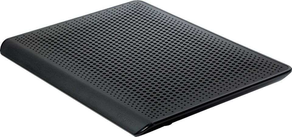 Targus Chill Mat HD3 front view showing cooling pad and laptop stability benefit