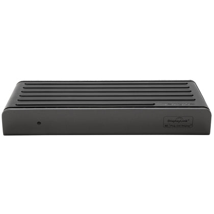 Targus DOCK180USZ dual 4K setup connects two displays for expanded workspaces.