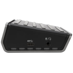 Targus DOCK180USZ wedge design saves desk space and improves typing.
