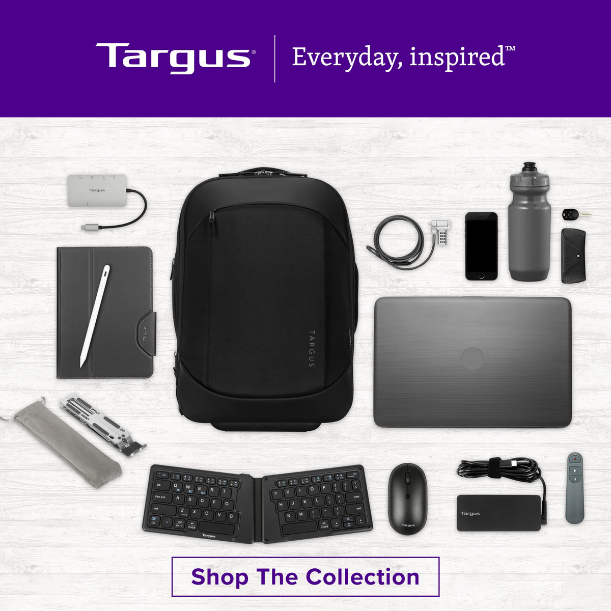 Targus DOCK315USZ VESA-ready area shows mounting option for a clean, flexible workspace.