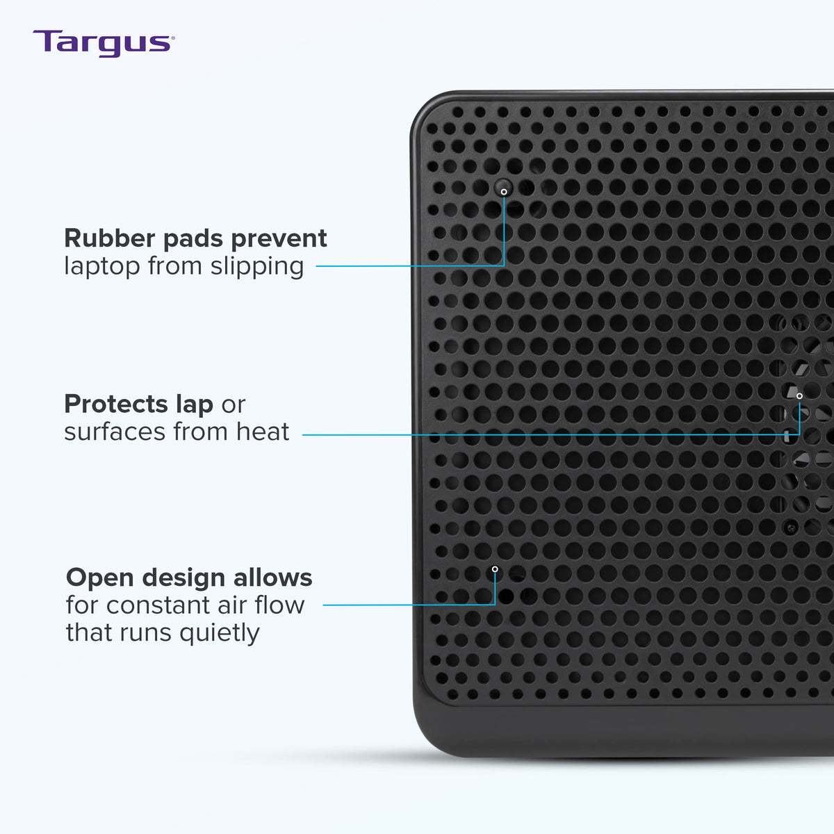 Targus ultra-slim laptop cooling pad designed for desk or lap use