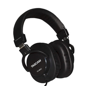 Tascam TH-MX2 front view showing closed-back design and durable frame for reliable monitoring