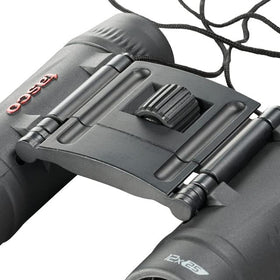 TASCO binoculars with strap for hands-free carry and quick access benefit