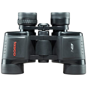 TASCO close-up of multi-coated lens glass showing improved contrast and brightness
