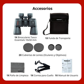 TASCO eyecup detail highlighting 15mm eye relief and comfort for glasses wearers