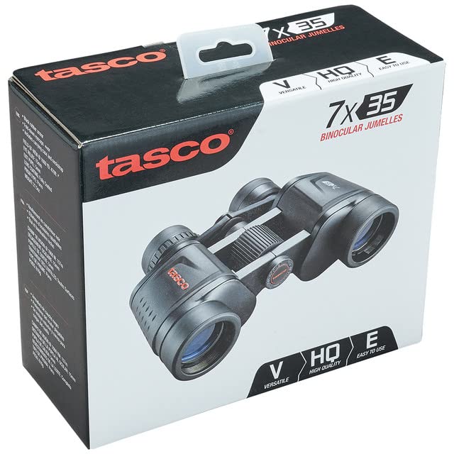 TASCO view through eyepiece capturing a landscape to show image clarity benefit