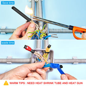 Tatuo cable management for TV, audio, and computer setups