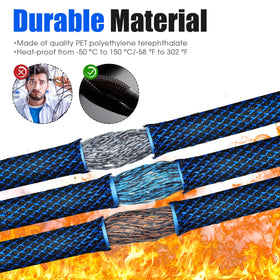 Tatuo heat-shrink tubing assortment laid out, ready to finish cable ends