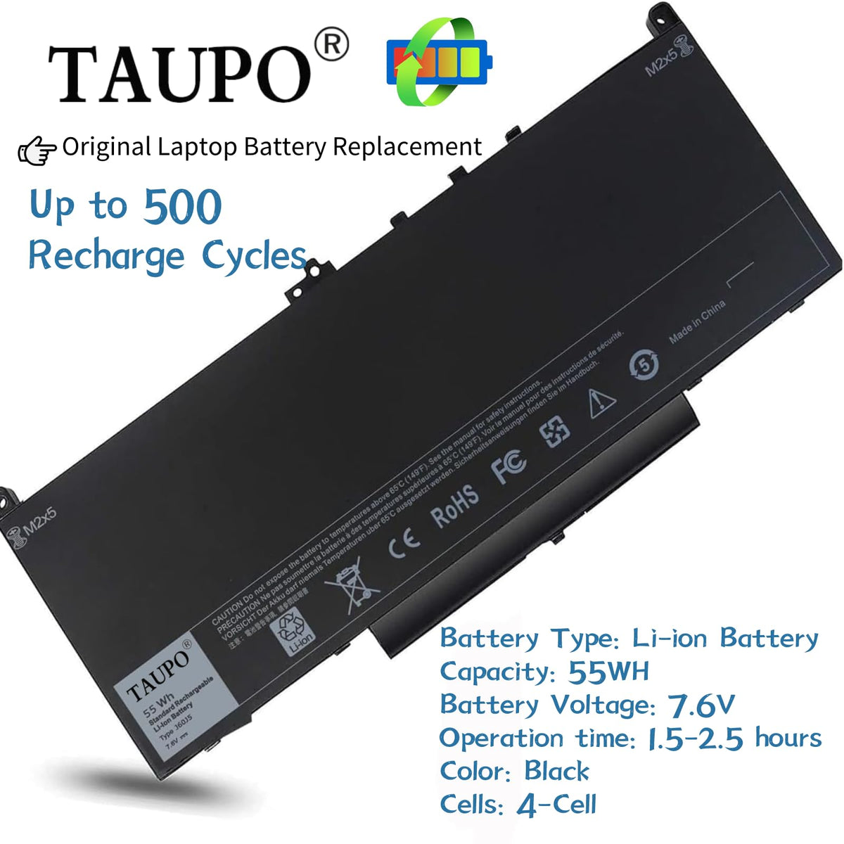 TAUPO Dell Latitude compatibility confirms smooth power replacement