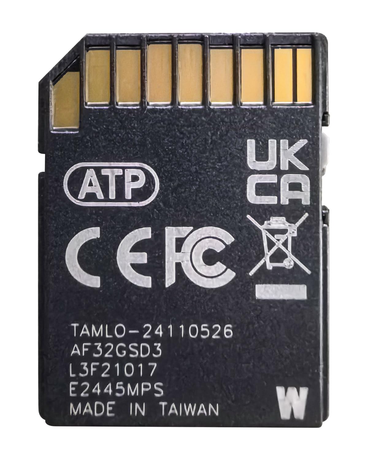 Tavaski Navigation SD Card compact portable design fits in the center console.