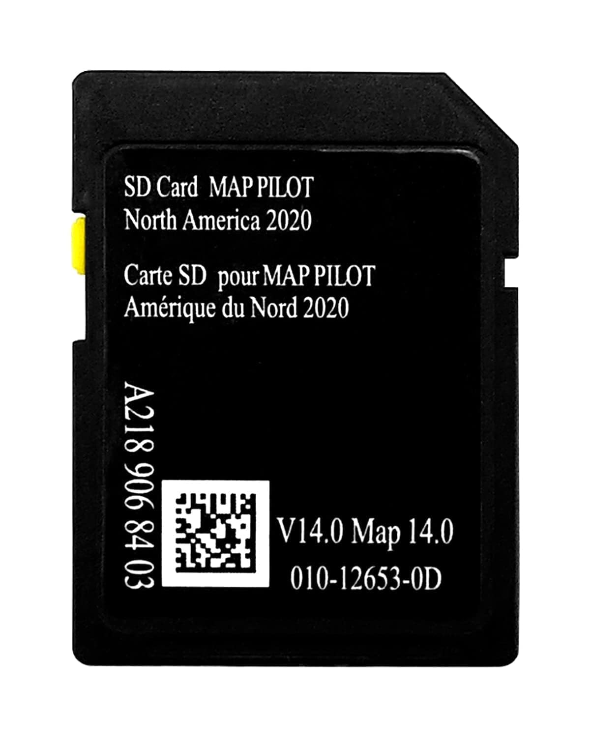 Tavaski Navigation SD Card front view for quick plug-and-play map updates.