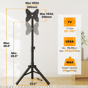TAVR Furniture TV stand in bedroom scene, enhances compact room styling