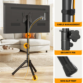 TAVR Furniture folded tripod for transport, simplifies travel and storage
