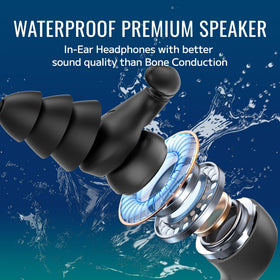 Tayogo AquaSound Pro W18 silicone-coated frame for comfortable wear.