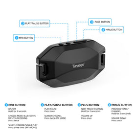 Tayogo Rock PRO W24 FM radio mode for swimming