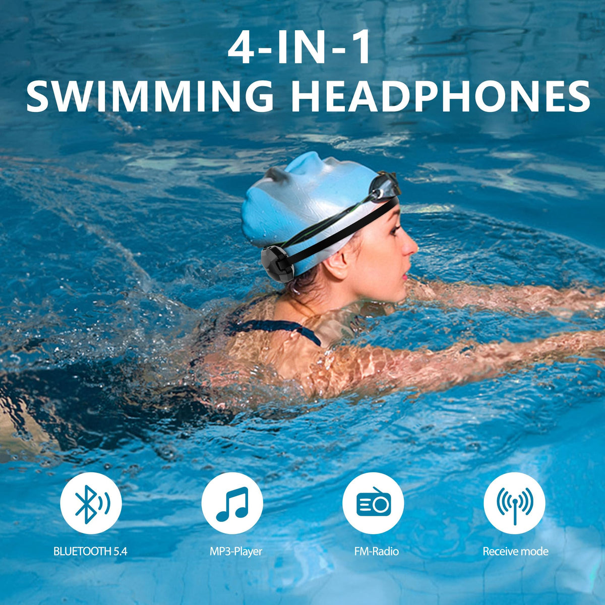 Tayogo ROCK PRO W24 paired with smartphone via Bluetooth 5.4 for easy on-land use