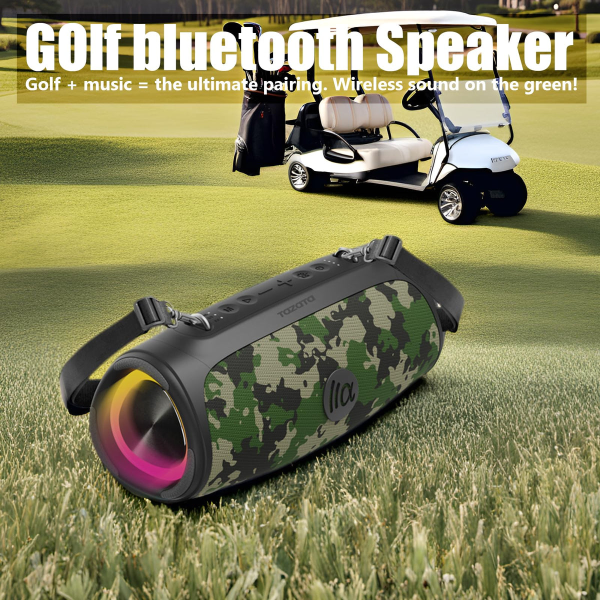 TAZATA BoomBlast Mini two-speaker pairing demonstrates 180W peak capability.