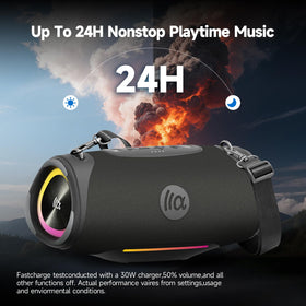 TAZATA BoomBlast Pro 8h playtime suits all-day outings.