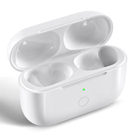 TBGHz front view with case open showing AirPods Pro fit and fast access