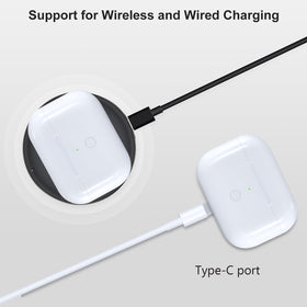 TBGHz AirPods Pro case USB-C port highlights universal charging compatibility.