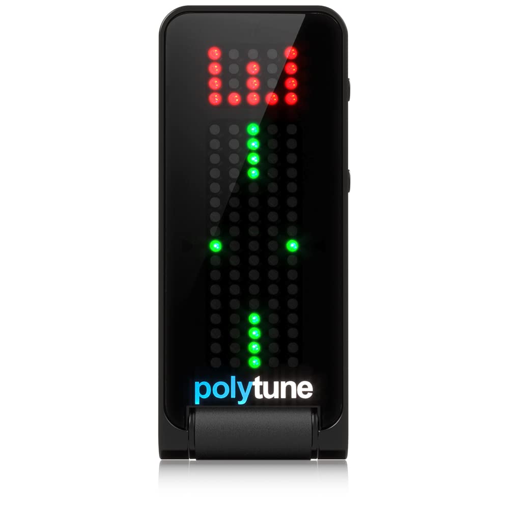 TC Electronic next to guitar picks demonstrating small scale and portability