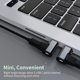 Tciogrxp USB-C adapter shows Thunderbolt compatibility for cross-device use