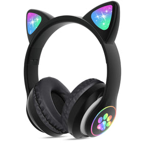 TCJJ cat ears light-up headphones add playful style for home listening and social time.