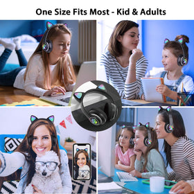 TCJJ glowing paw-print earcups bring playful style during music playback or video calls.