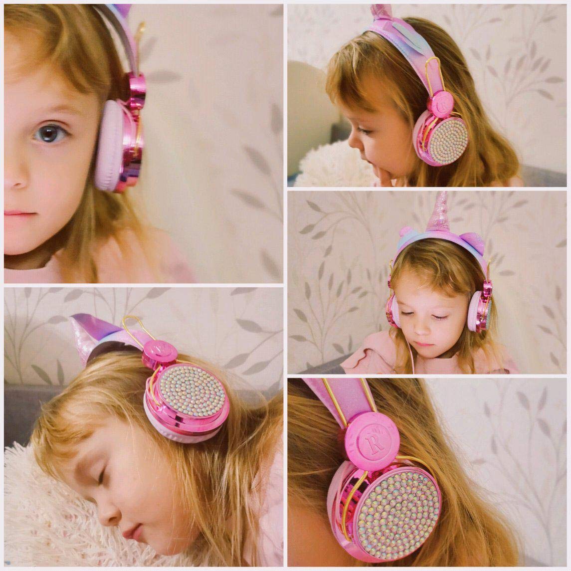 TCJJ Unicorn headphones come in a gift box for birthdays.