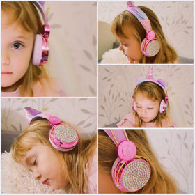 TCJJ Unicorn headphones come in a gift box for birthdays.