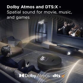 TCL Q65H 580W peak power delivering room-filling sound