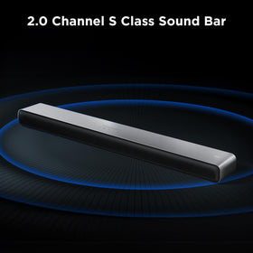 TCL S45H soundbar side profile showing compact footprint for small spaces