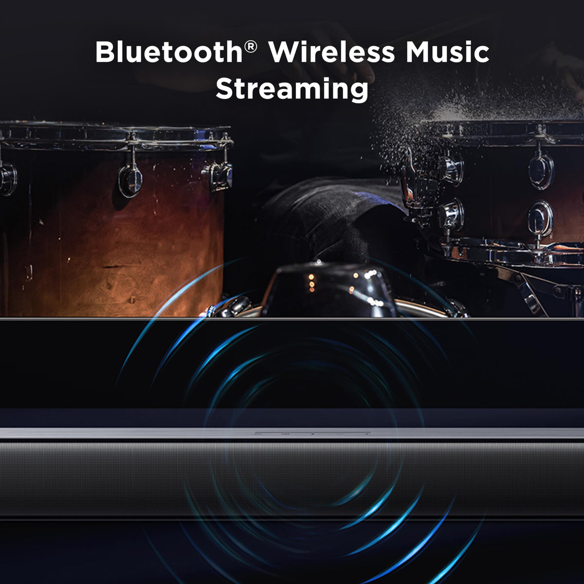 TCL S55H connects via HDMI eARC/ARC for easy TV integration.