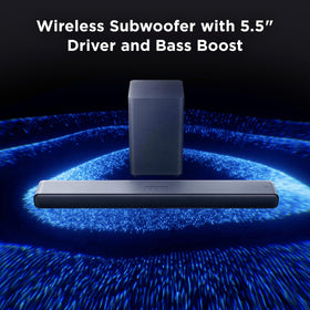 TCL S55H remote control enables intuitive operation.