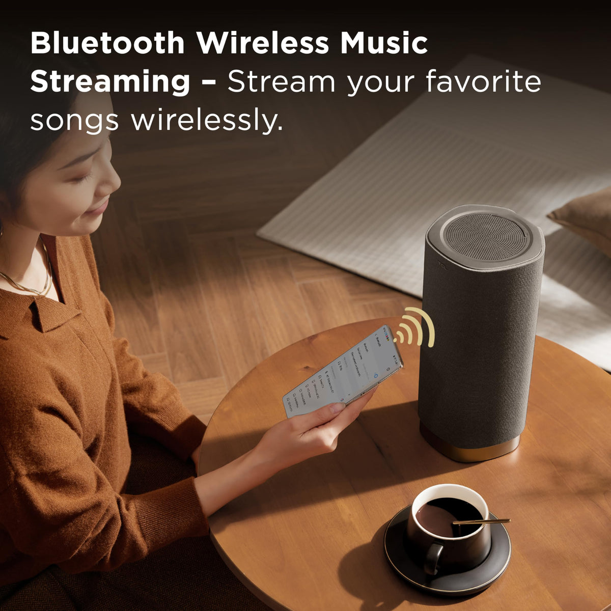 TCL Z100 auto-calibration adjusts sound to your space for balanced listening