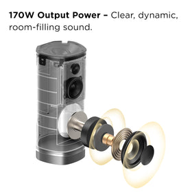 TCL Z100 true wireless speakers offer flexible placement without cables