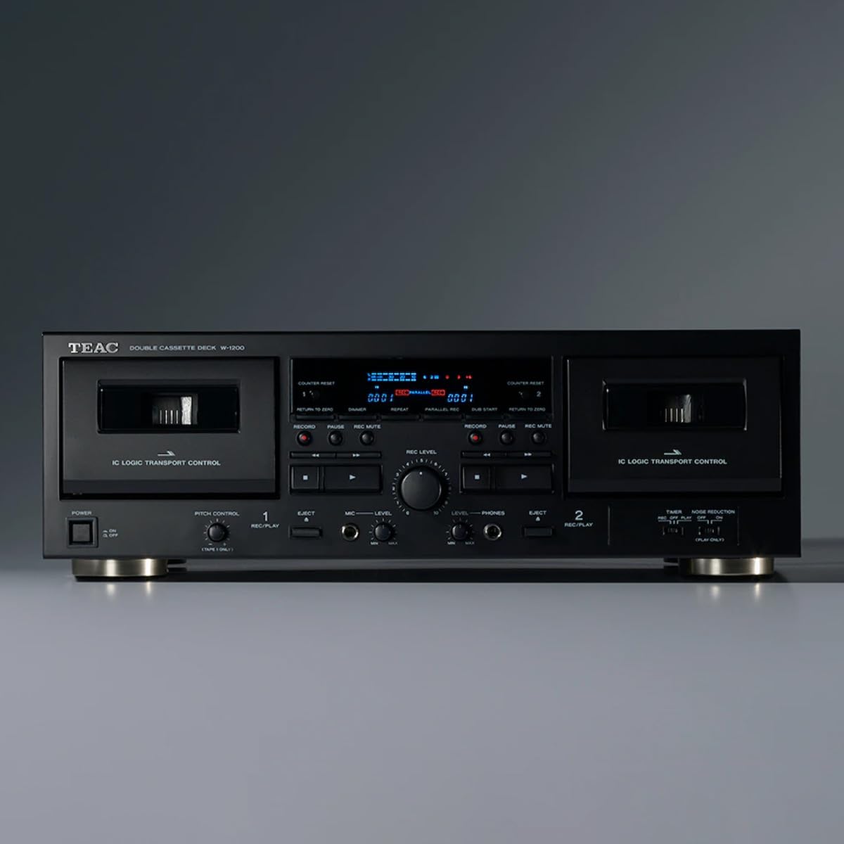 TEAC W-1200B remote control for convenient operation from a distance