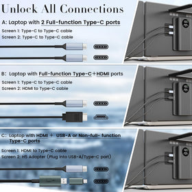 Built-in speakers on the TeamGee 15.6-inch monitor for hands-free audio