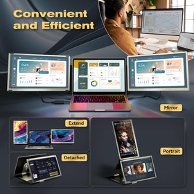 Teamgee 235-degree rotation enables collaborative viewing and easy sharing.